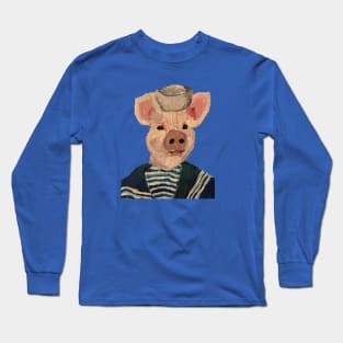 Porkly Van Sailingham (no background) Long Sleeve T-Shirt